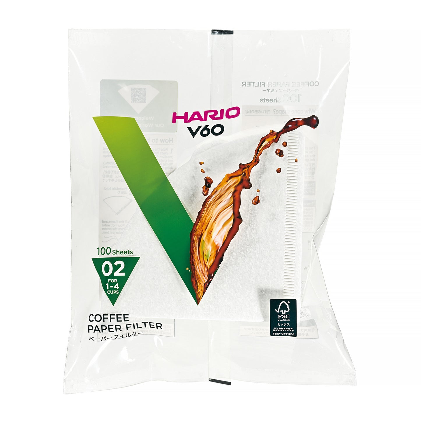 Hario v60 Pour Over Paper Filters